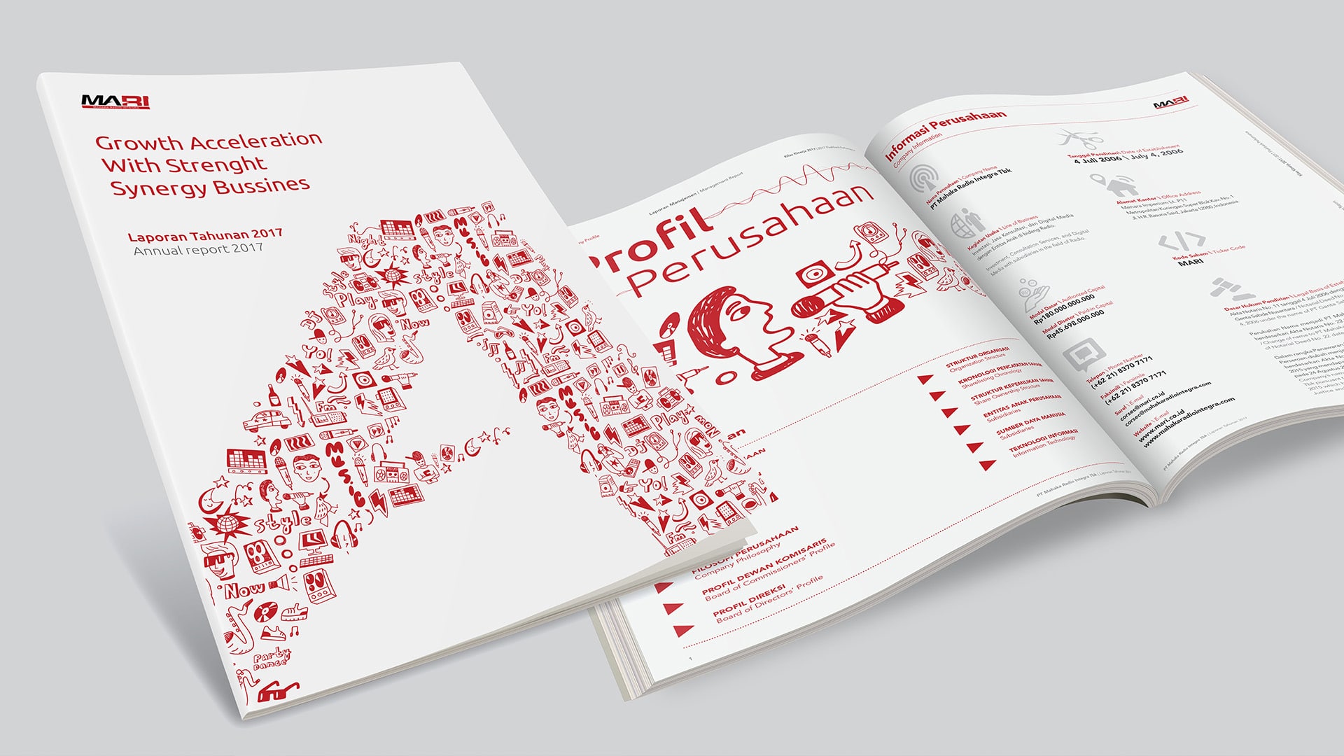 Prismagraphia, Annual Report Design, Annual Report Development, Sustainability Report, Copywriting, Desain Laporan Tahunan, Penyusunan Laporan Tahunan, Jakarta, Indonesia.
