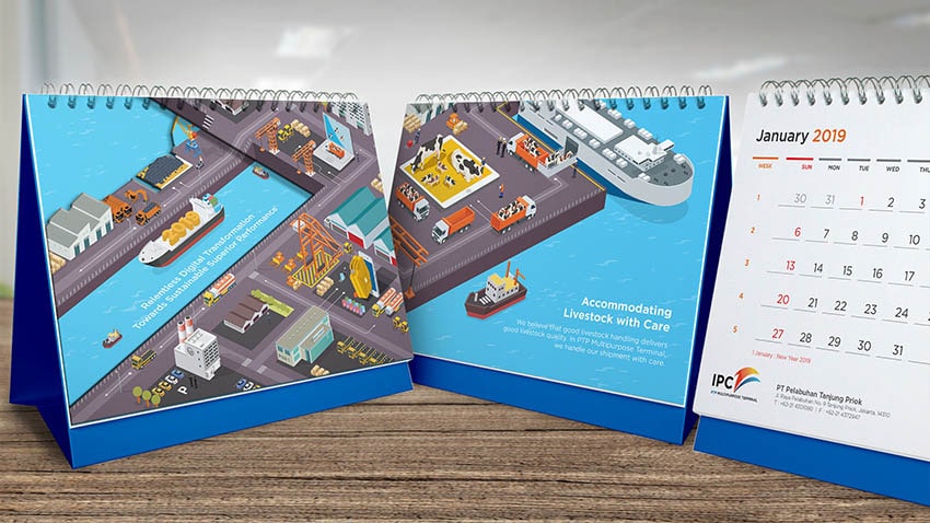 Prismagraphia, Calendar Design, Agenda Design, Desain Kalender, Agenda, Produksi Cetak Kalender, Jakarta, Indonesia. 