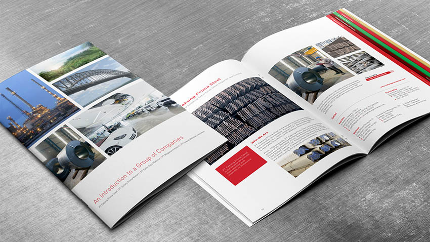 Prismagraphia, Company Profile Design, Desain Profil Perusahaan, Jakarta, Indonesia.