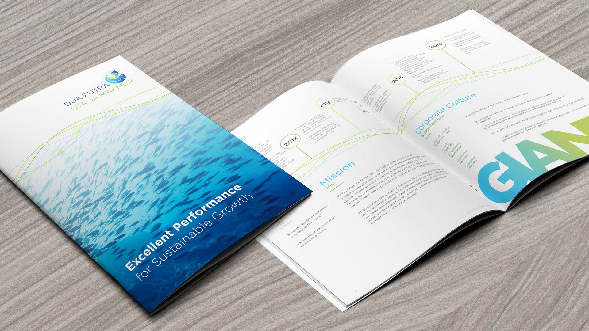 Prismagraphia, Company Profile Design, Desain Profil Perusahaan, Jakarta, Indonesia.