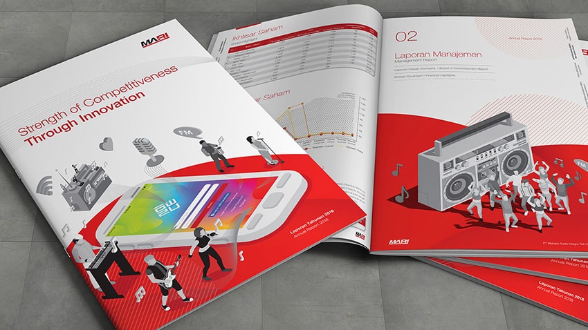 Prismagraphia, Annual Report Design, Annual Report Development, Sustainability Report, Copywriting, Desain Laporan Tahunan, Penyusunan Laporan Tahunan, Jakarta, Indonesia.