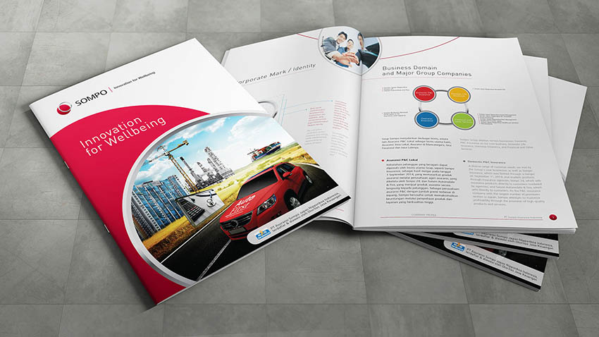 Prismagraphia, Company Profile Design, Desain Profil Perusahaan, Jakarta, Indonesia.